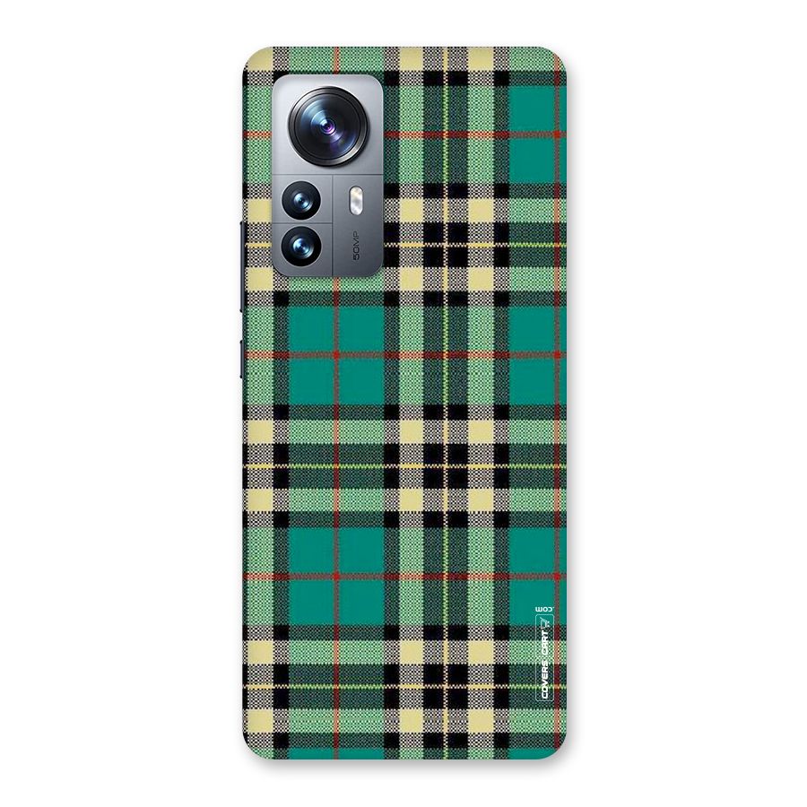 Green Check Back Case for Xiaomi 12 Pro