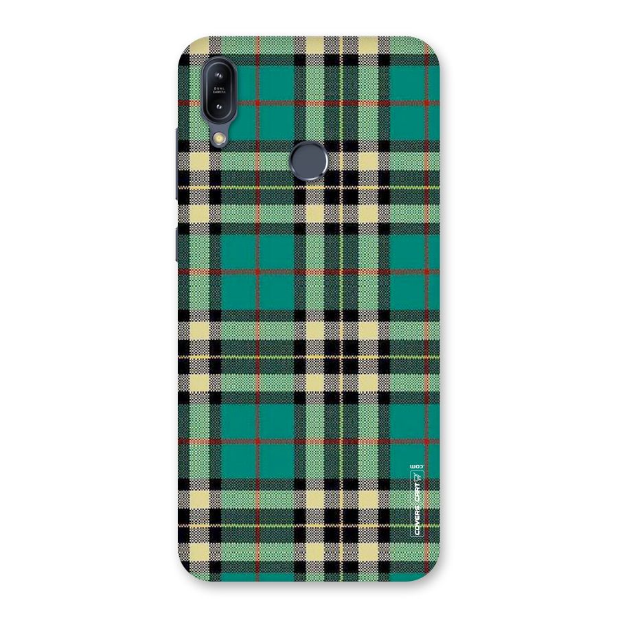 Green Check Back Case for Zenfone Max M2