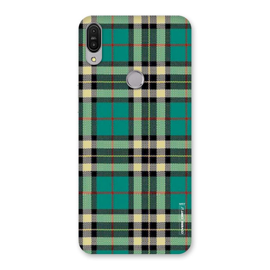 Green Check Back Case for Zenfone Max Pro M1