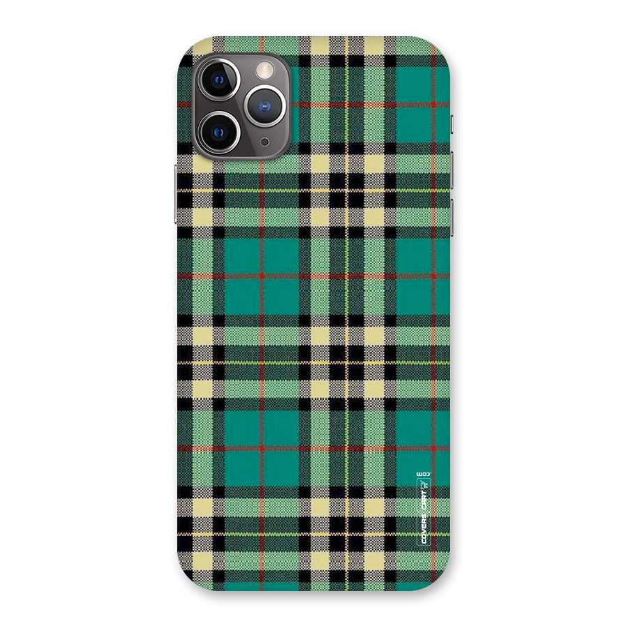 Green Check Back Case for iPhone 11 Pro Max
