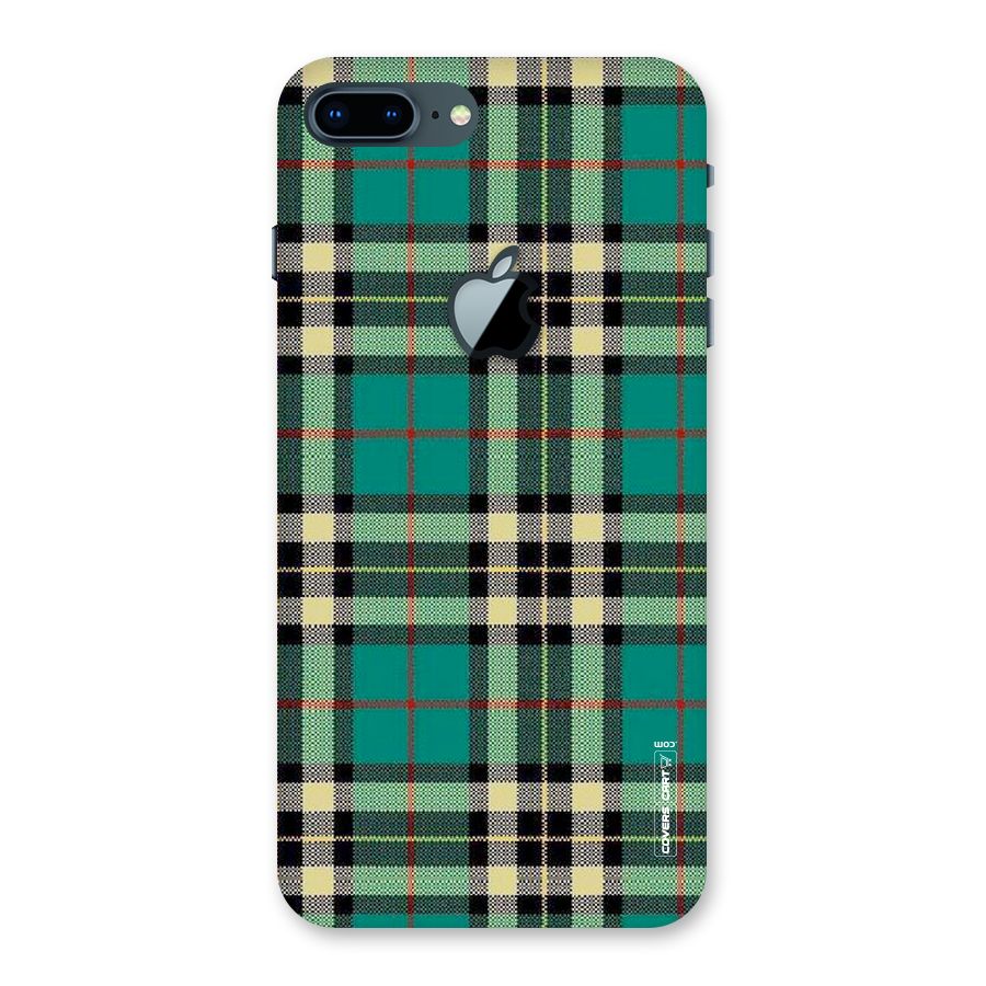 Green Check Back Case for iPhone 7 Plus Apple Cut