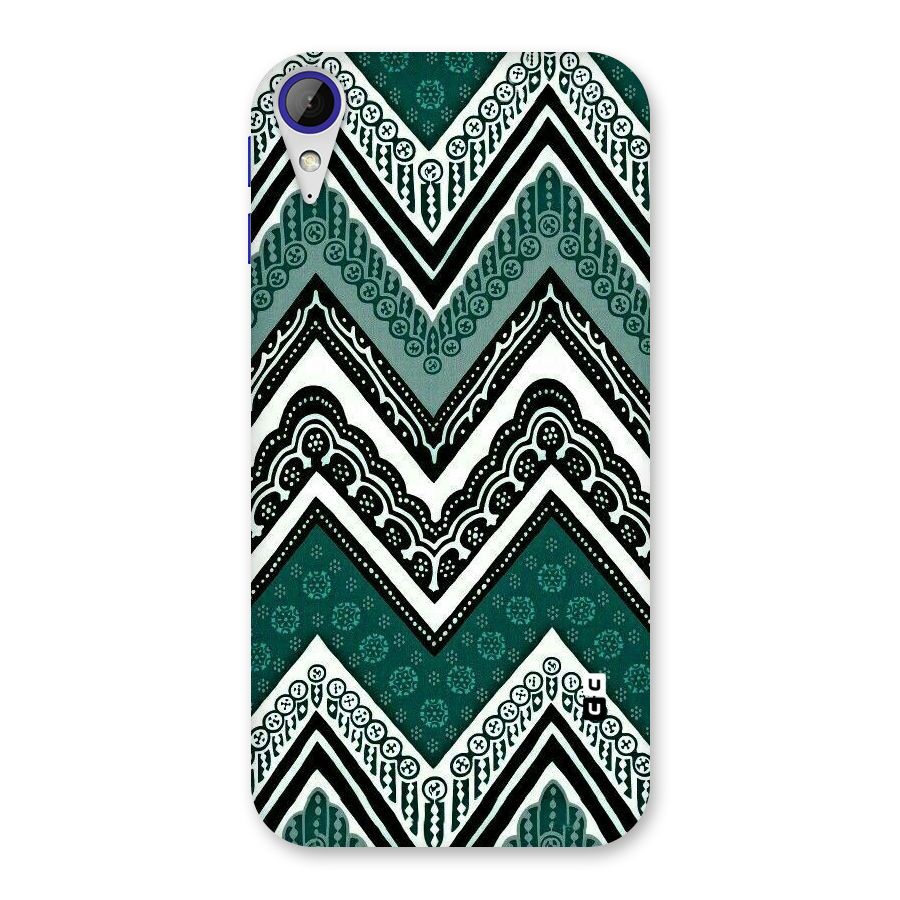 Green Chevron Back Case for Desire 830