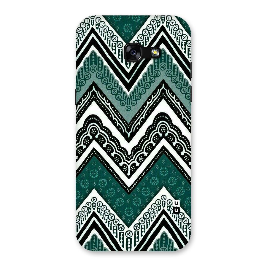Green Chevron Back Case for Galaxy A5 2017