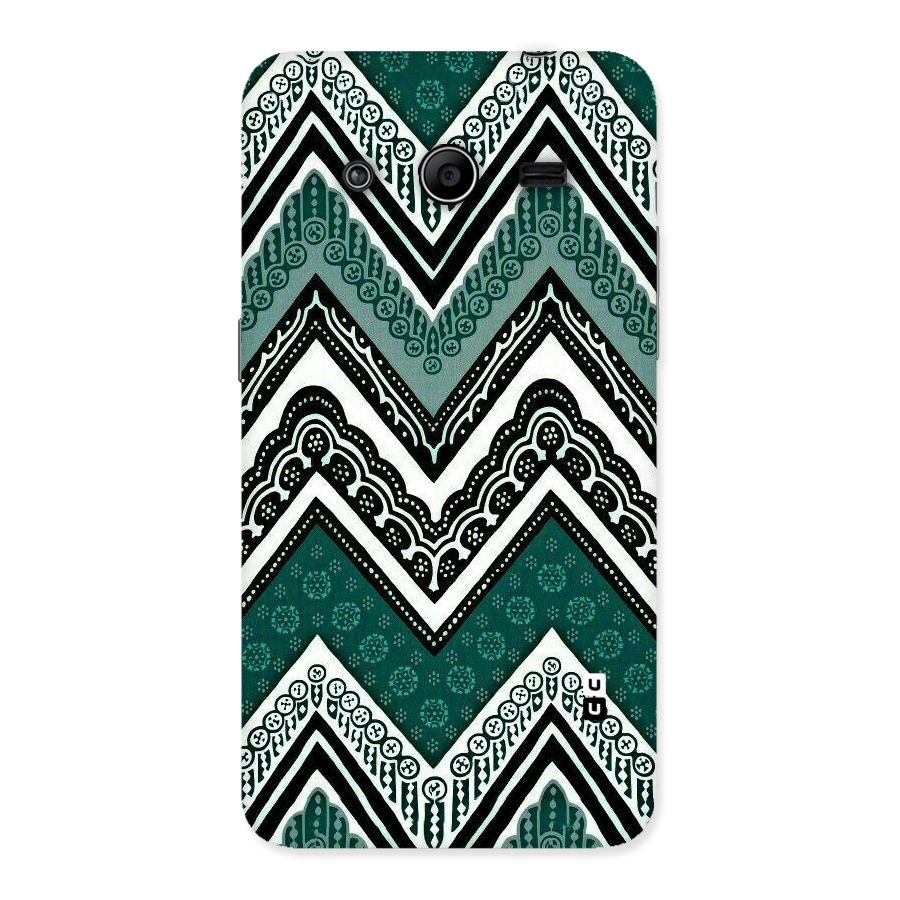 Green Chevron Back Case for Galaxy Core 2