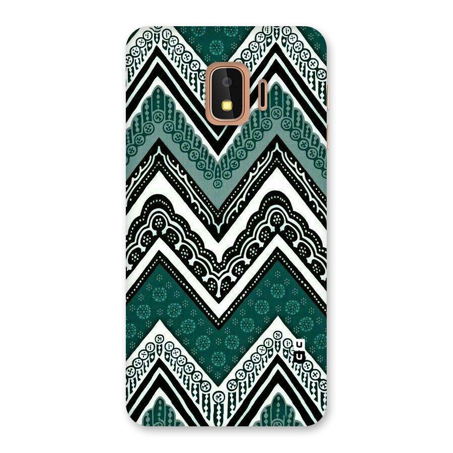 Green Chevron Back Case for Galaxy J2 Core