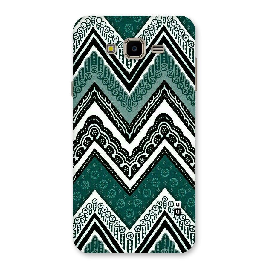 Green Chevron Back Case for Galaxy J7 Nxt
