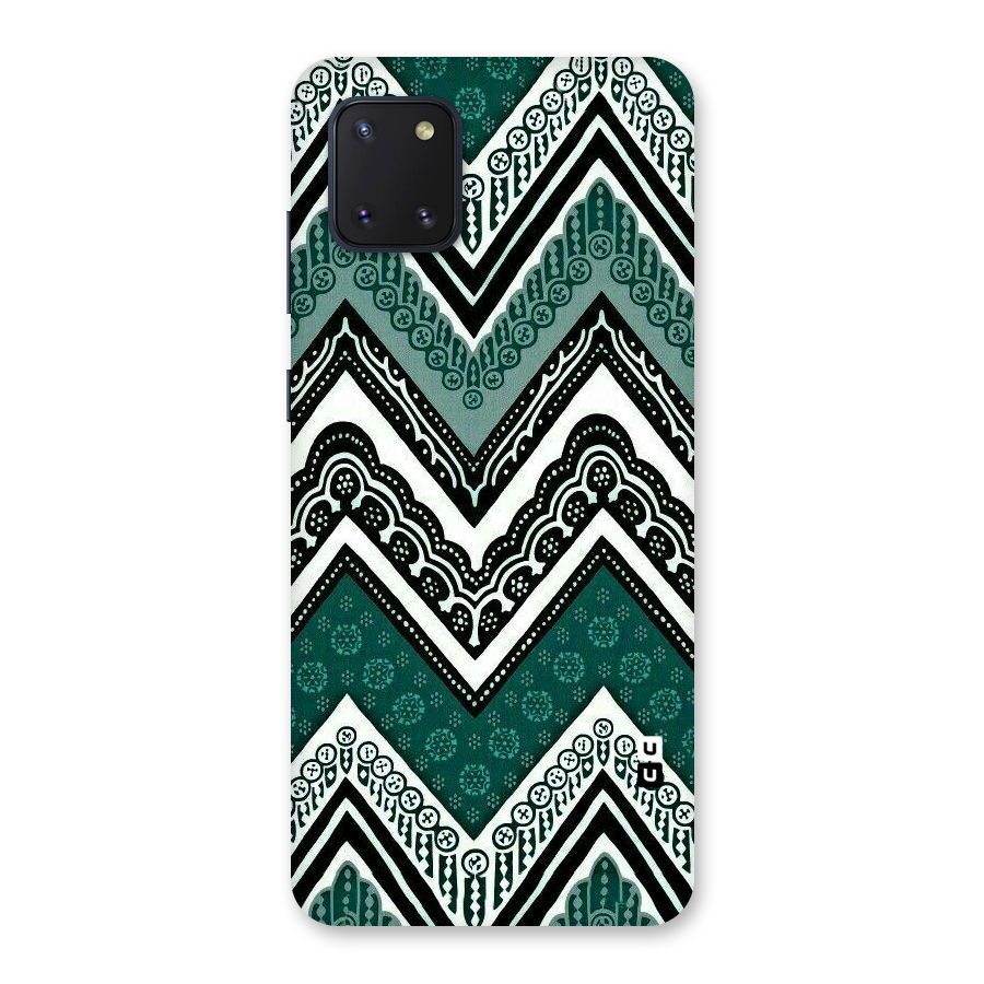 Green Chevron Back Case for Galaxy Note 10 Lite