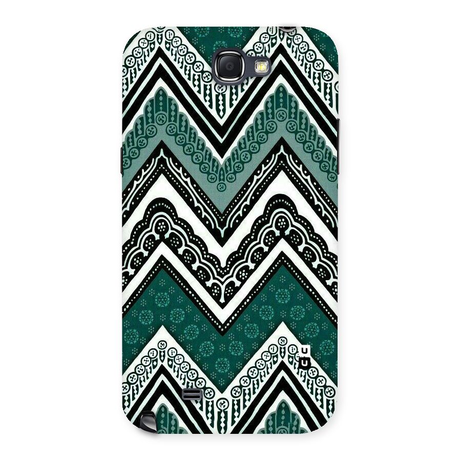 Green Chevron Back Case for Galaxy Note 2