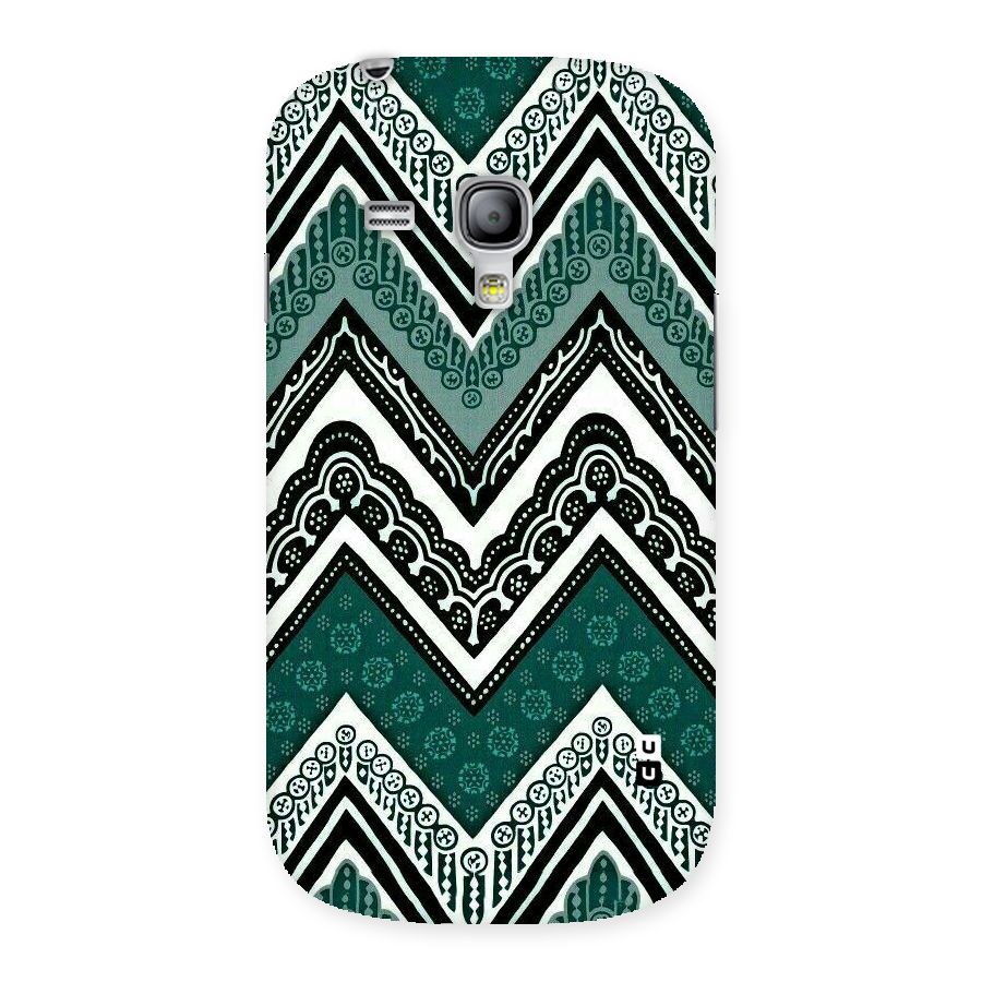 Green Chevron Back Case for Galaxy S3 Mini