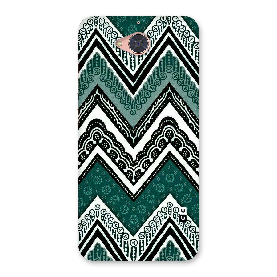 Green Chevron Back Case for Gionee S6 Pro