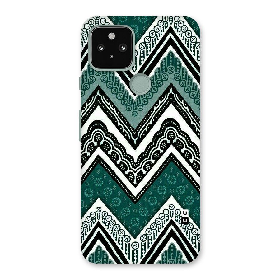 Green Chevron Back Case for Google Pixel 5