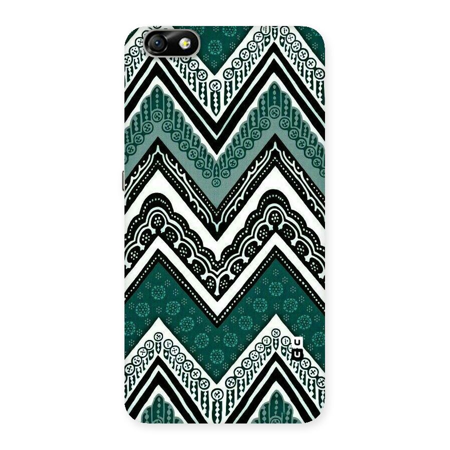 Green Chevron Back Case for Honor 4X