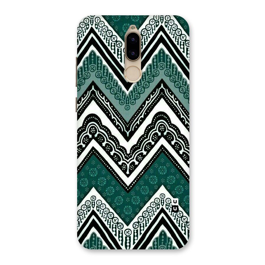 Green Chevron Back Case for Honor 9i