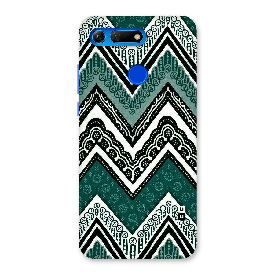 Green Chevron Back Case for Honor View 20