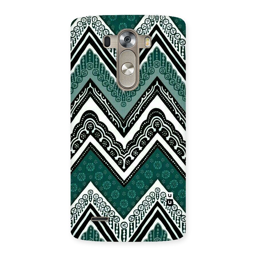 Green Chevron Back Case for LG G3