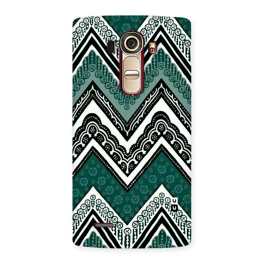 Green Chevron Back Case for LG G4