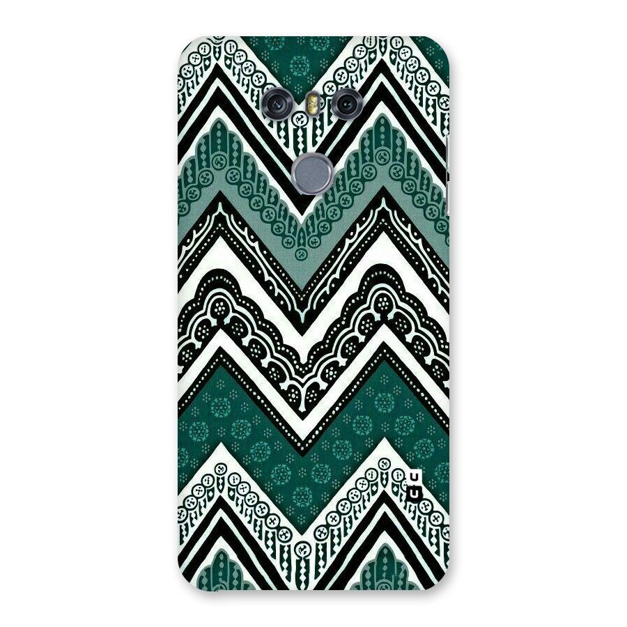 Green Chevron Back Case for LG G6