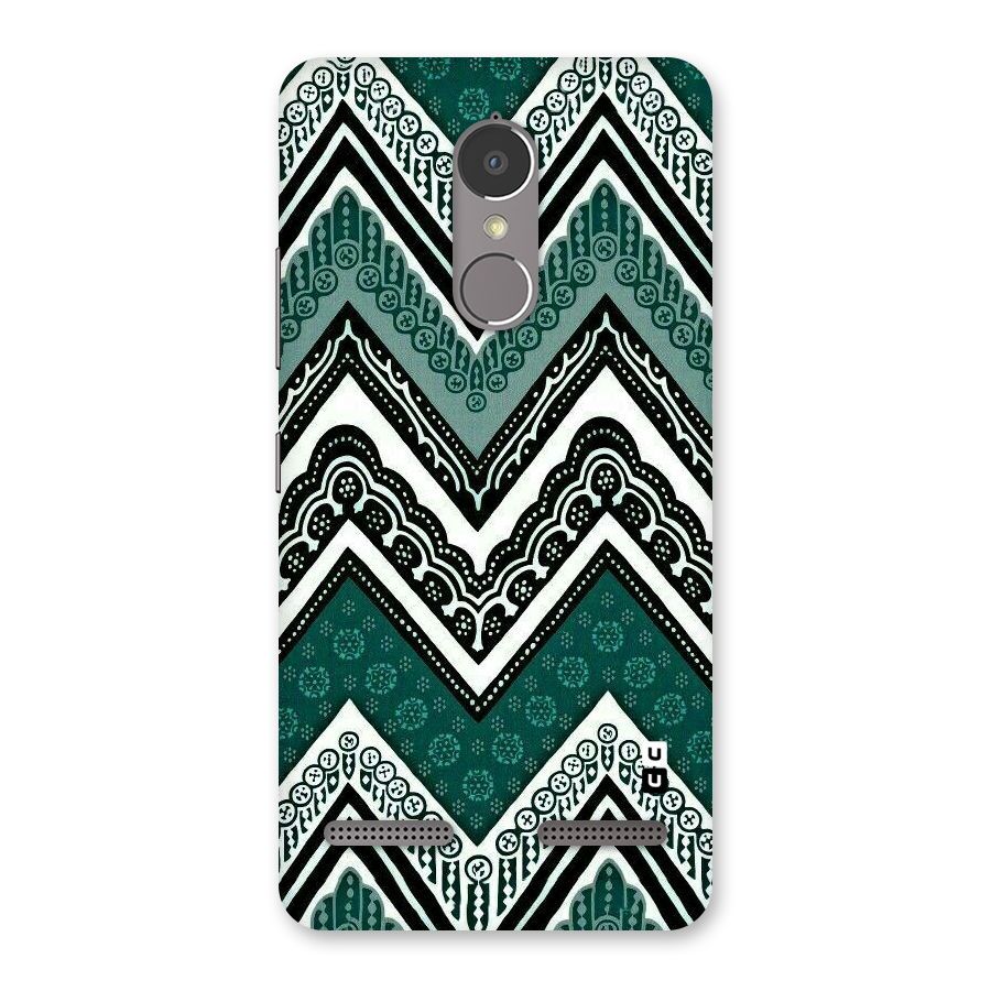 Green Chevron Back Case for Lenovo K6