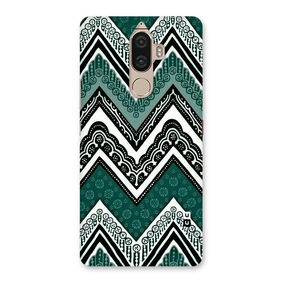 Green Chevron Back Case for Lenovo K8 Note