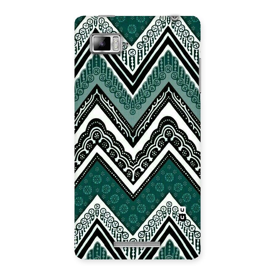 Green Chevron Back Case for Lenovo Vibe Z K910