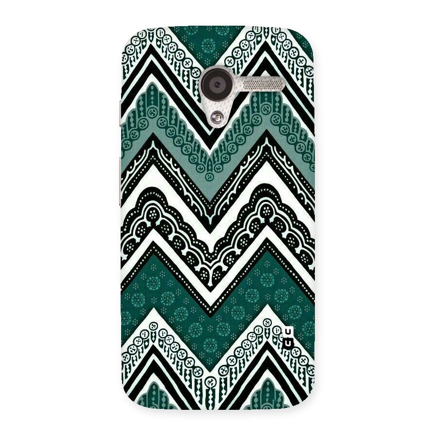 Green Chevron Back Case for Moto X