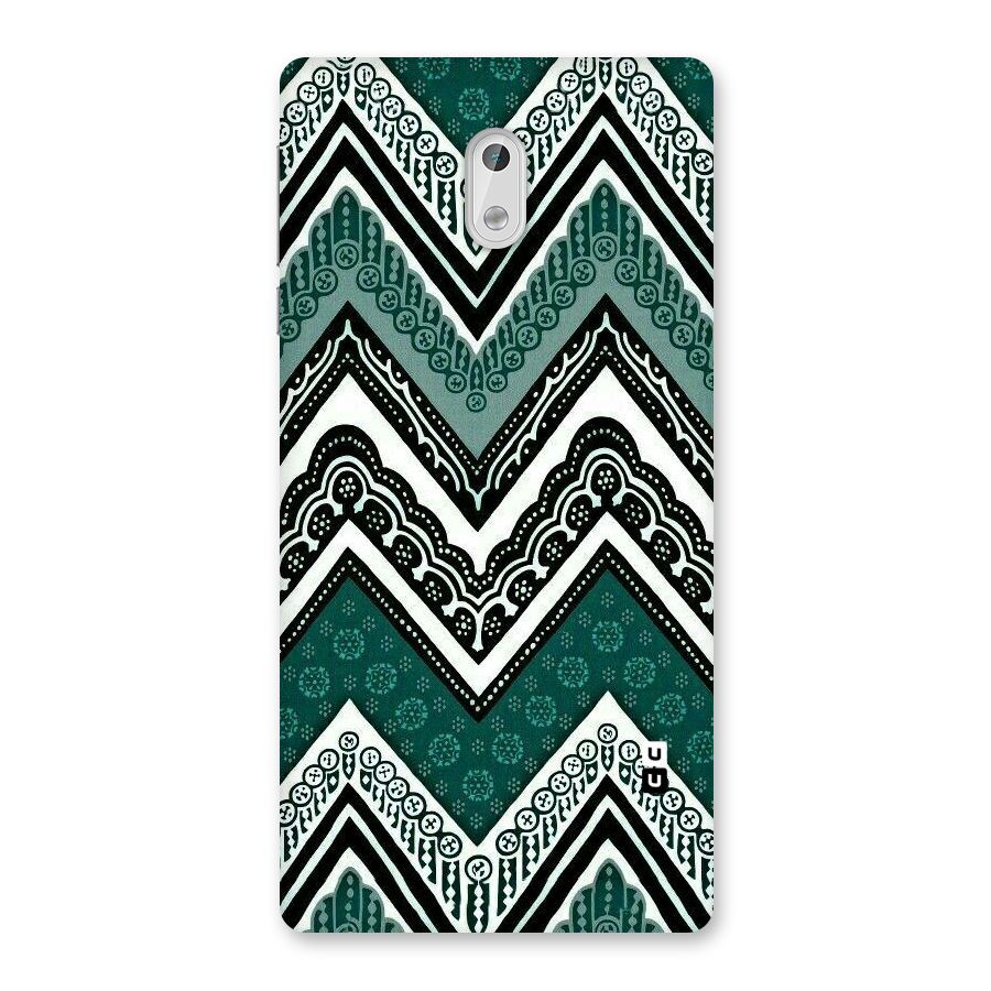 Green Chevron Back Case for Nokia 3