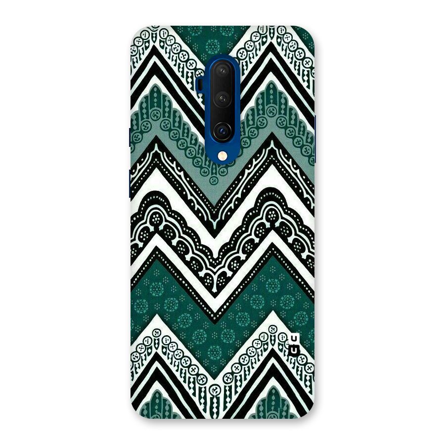 Green Chevron Back Case for OnePlus 7T Pro