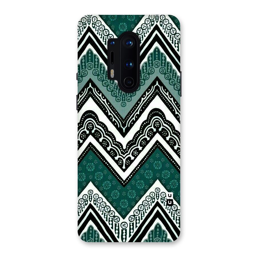 Green Chevron Back Case for OnePlus 8 Pro