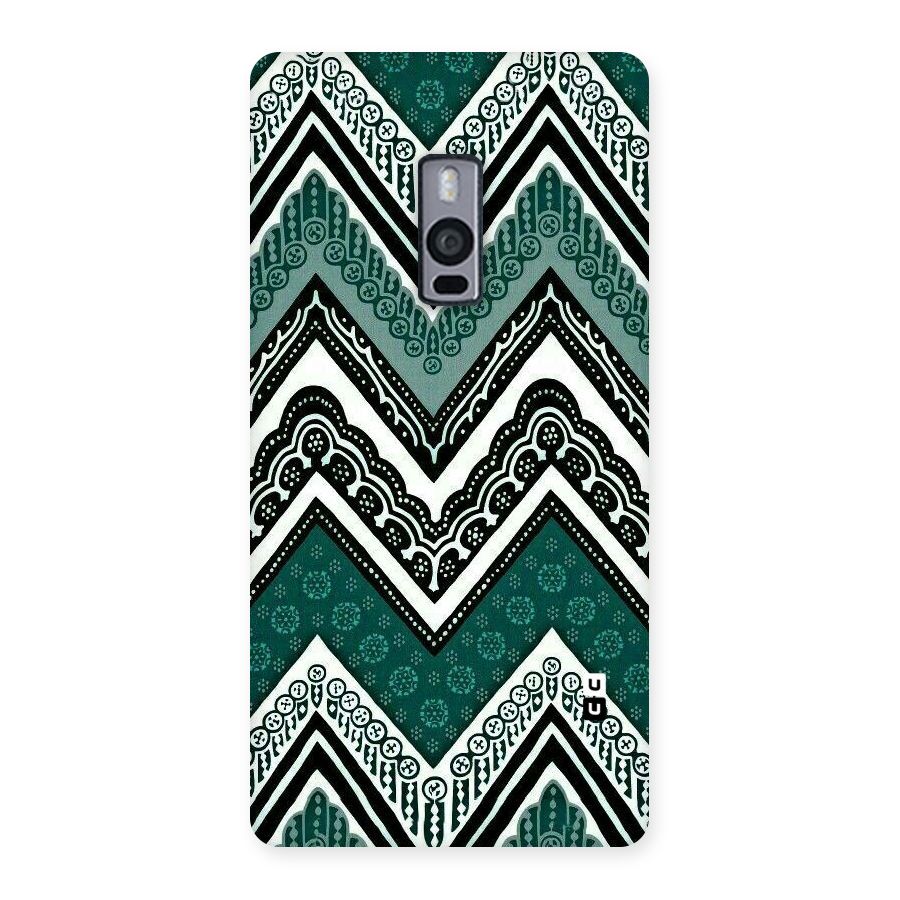 Green Chevron Back Case for OnePlus Two