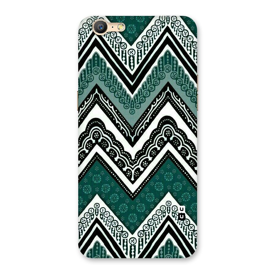 Green Chevron Back Case for Oppo A39
