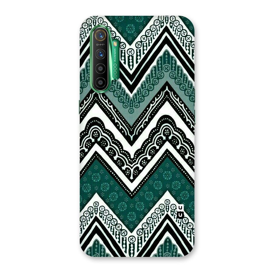 Green Chevron Back Case for Realme X2