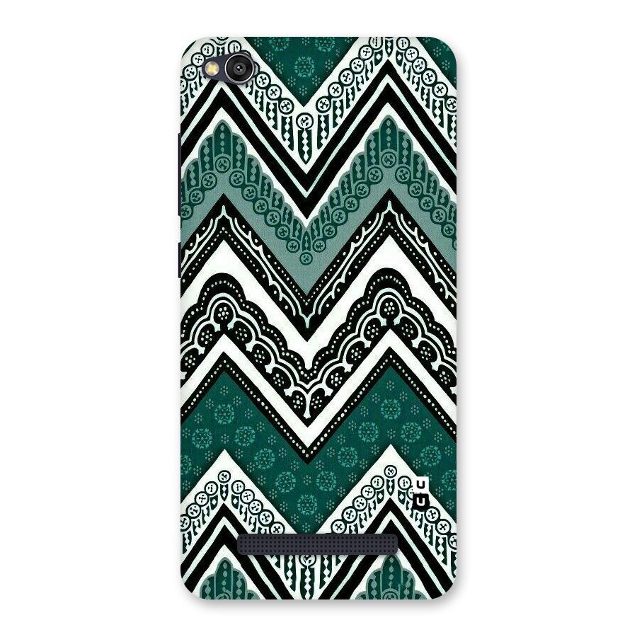 Green Chevron Back Case for Redmi 4A