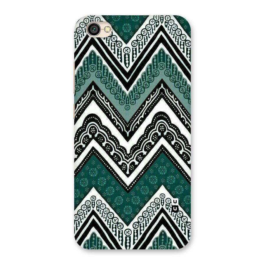 Green Chevron Back Case for Redmi Y1 Lite