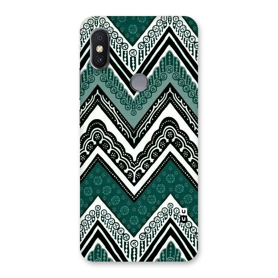 Green Chevron Back Case for Redmi Y2
