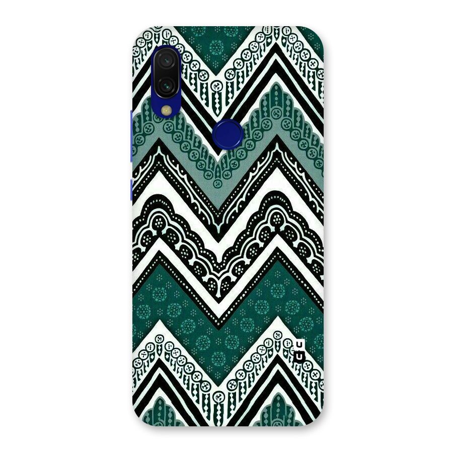 Green Chevron Back Case for Redmi Y3