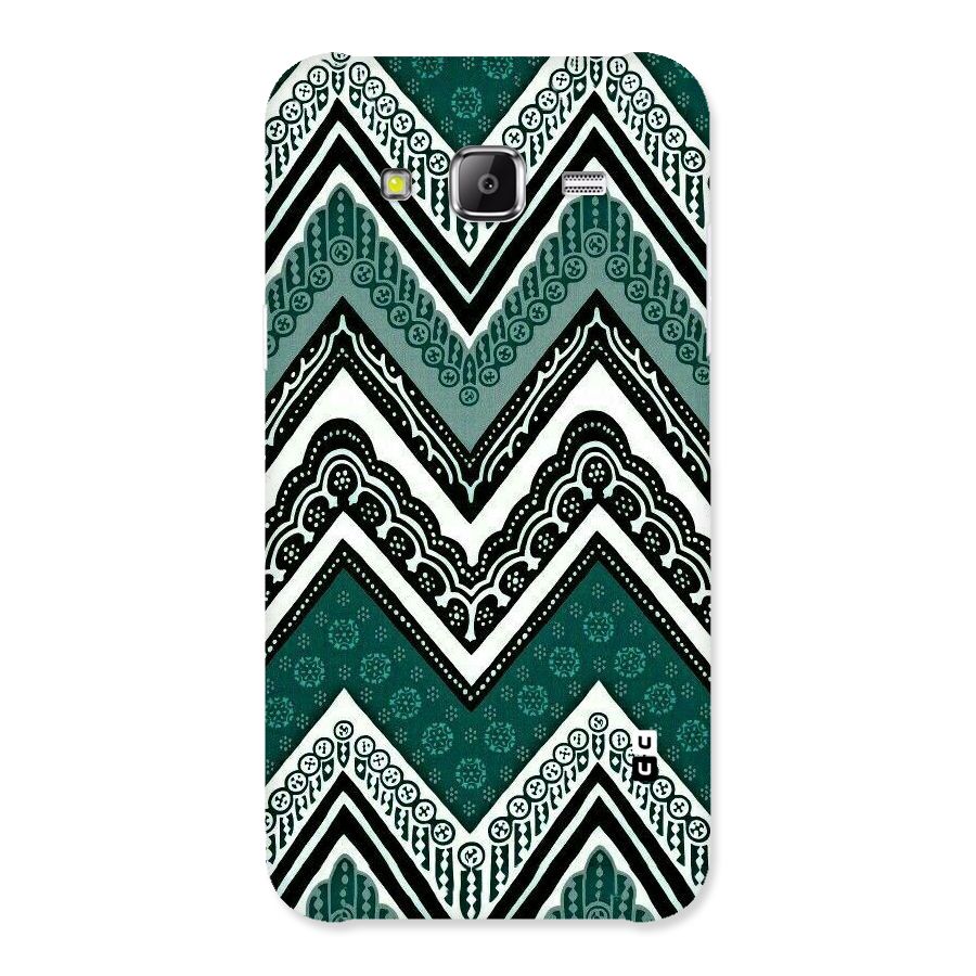Green Chevron Back Case for Samsung Galaxy J2 Prime