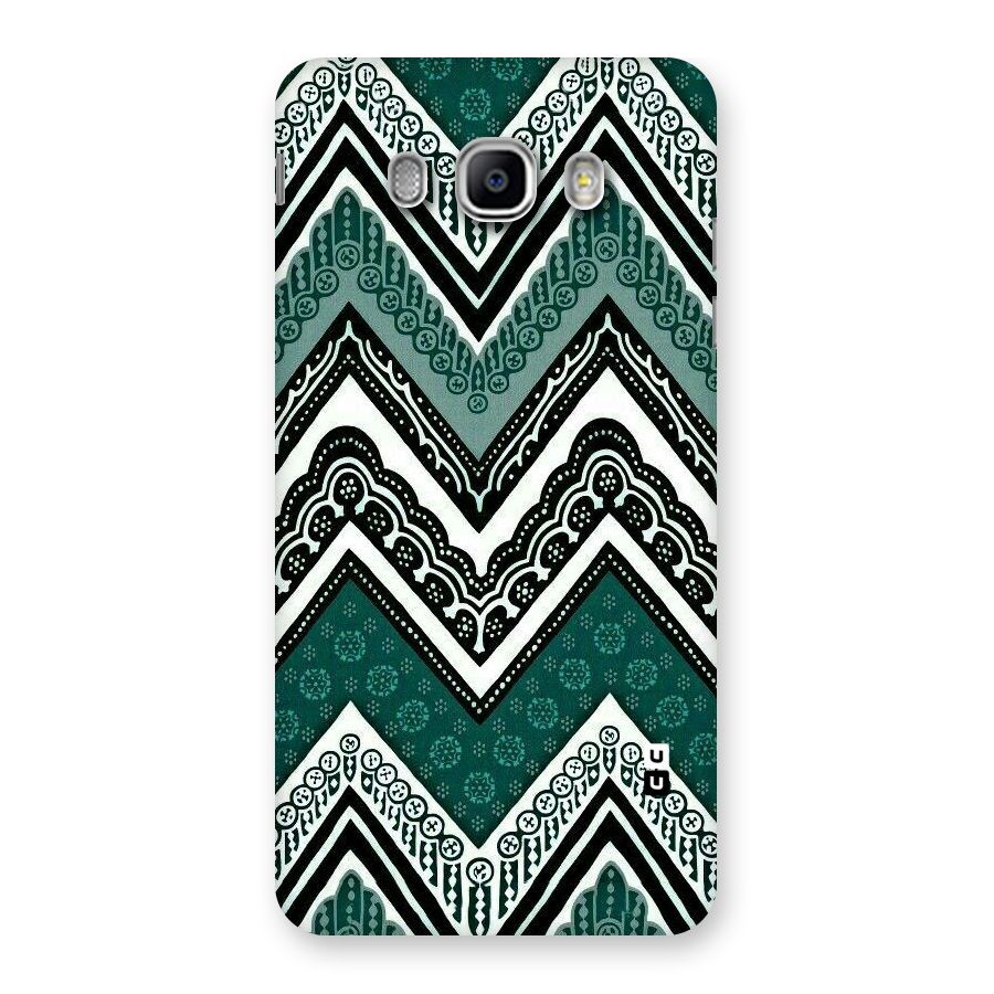Green Chevron Back Case for Samsung Galaxy J5 2016