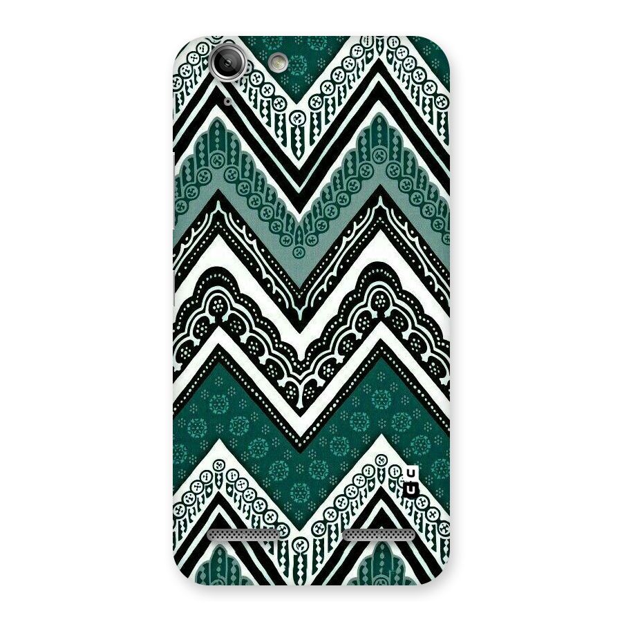 Green Chevron Back Case for Vibe K5