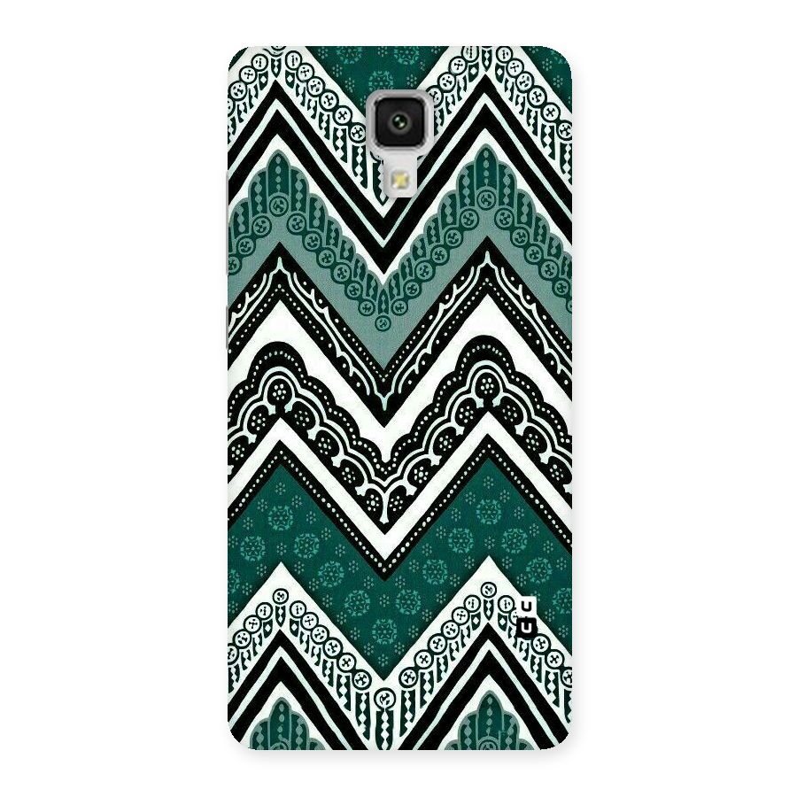 Green Chevron Back Case for Xiaomi Mi 4