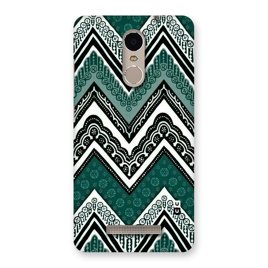 Green Chevron Back Case for Xiaomi Redmi Note 3