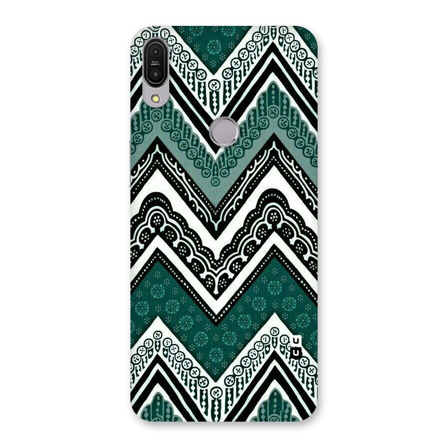 Green Chevron Back Case for Zenfone Max Pro M1