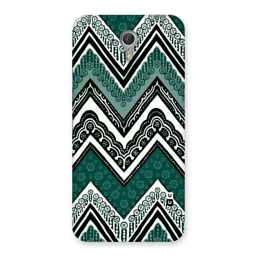 Green Chevron Back Case for Zuk Z1