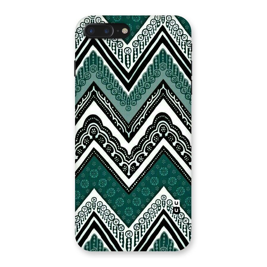 Green Chevron Back Case for iPhone 7 Plus