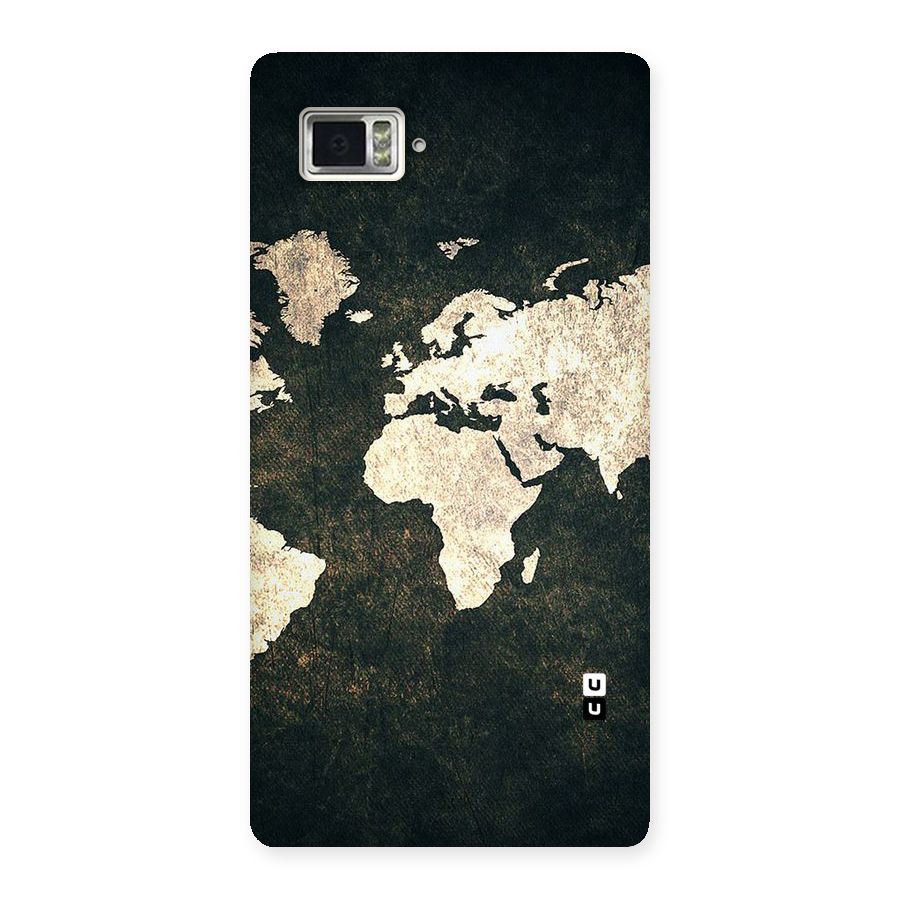 Green Gold Map Design Back Case for Vibe Z2 Pro K920