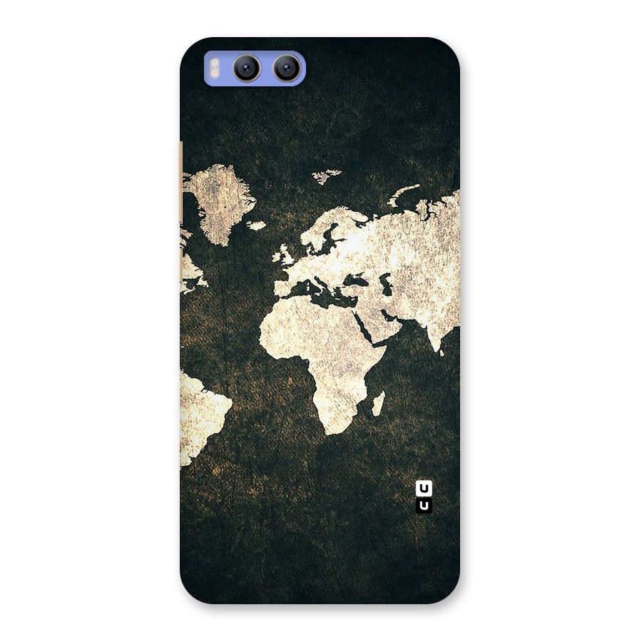 Green Gold Map Design Back Case for Xiaomi Mi 6