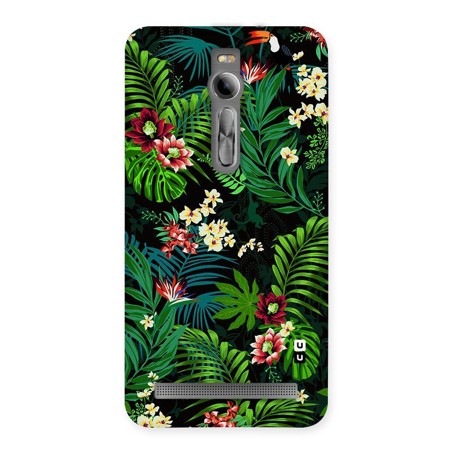 Green Leaf Design Back Case for Asus Zenfone 2