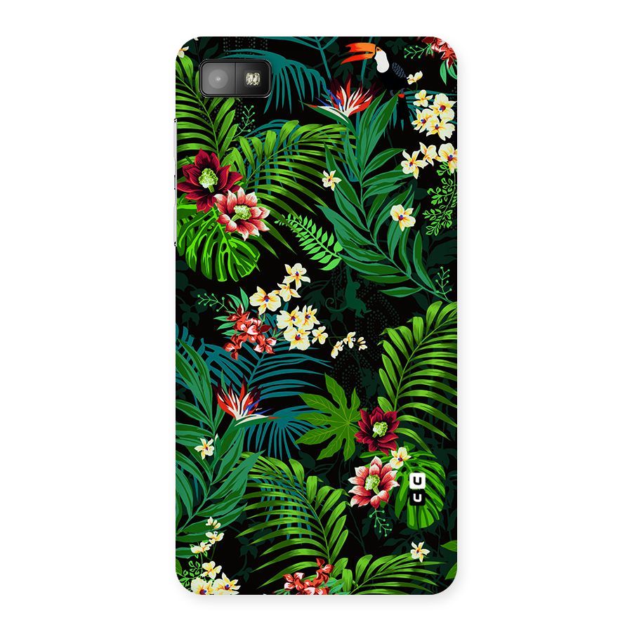 Green Leaf Design Back Case for Blackberry Z10