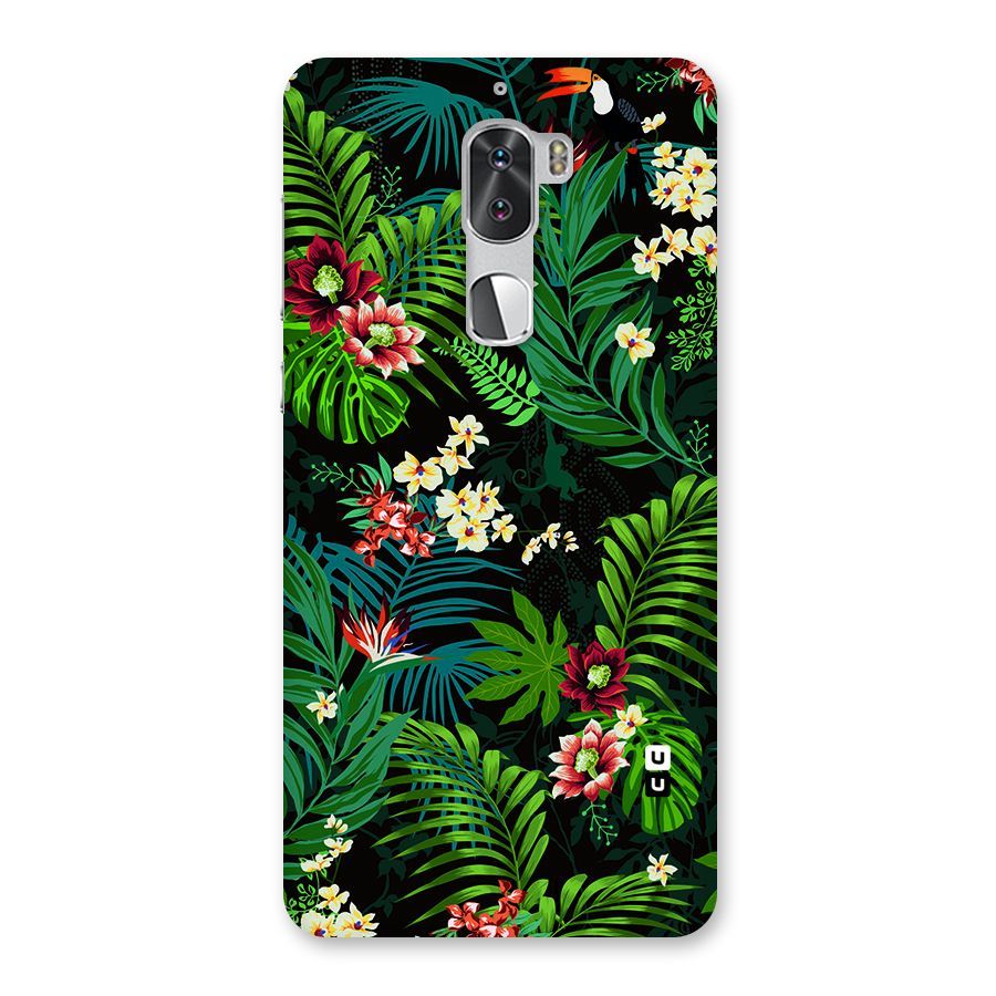 Green Leaf Design Back Case for Coolpad Cool 1