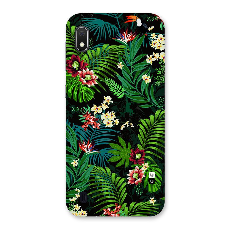 Green Leaf Design Back Case for Galaxy A10