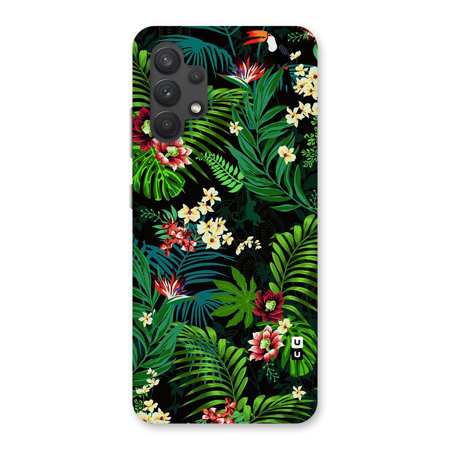 Green Leaf Design Back Case for Galaxy A32
